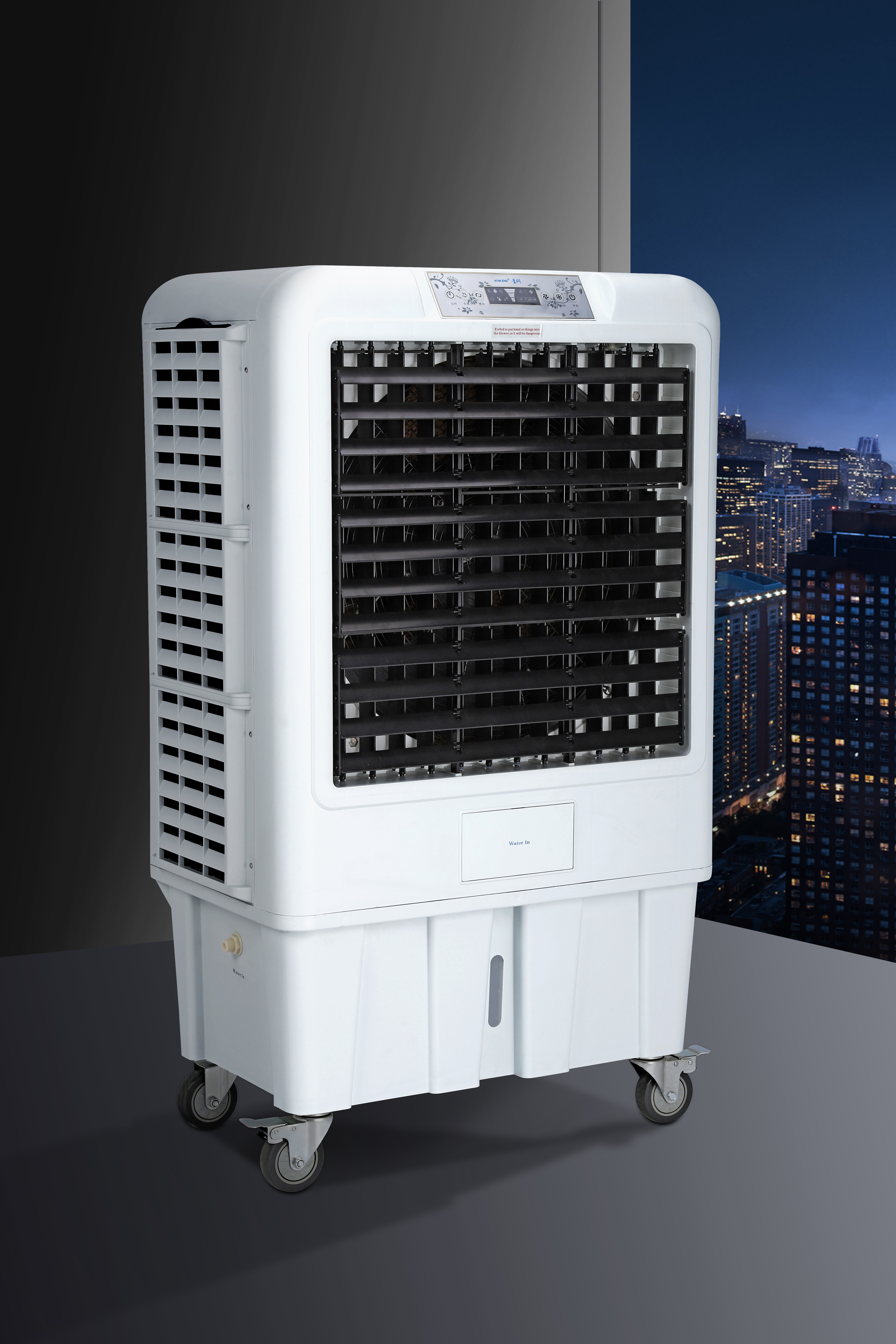What is the difference between portable air cooler and mounted industrial air cooler ?