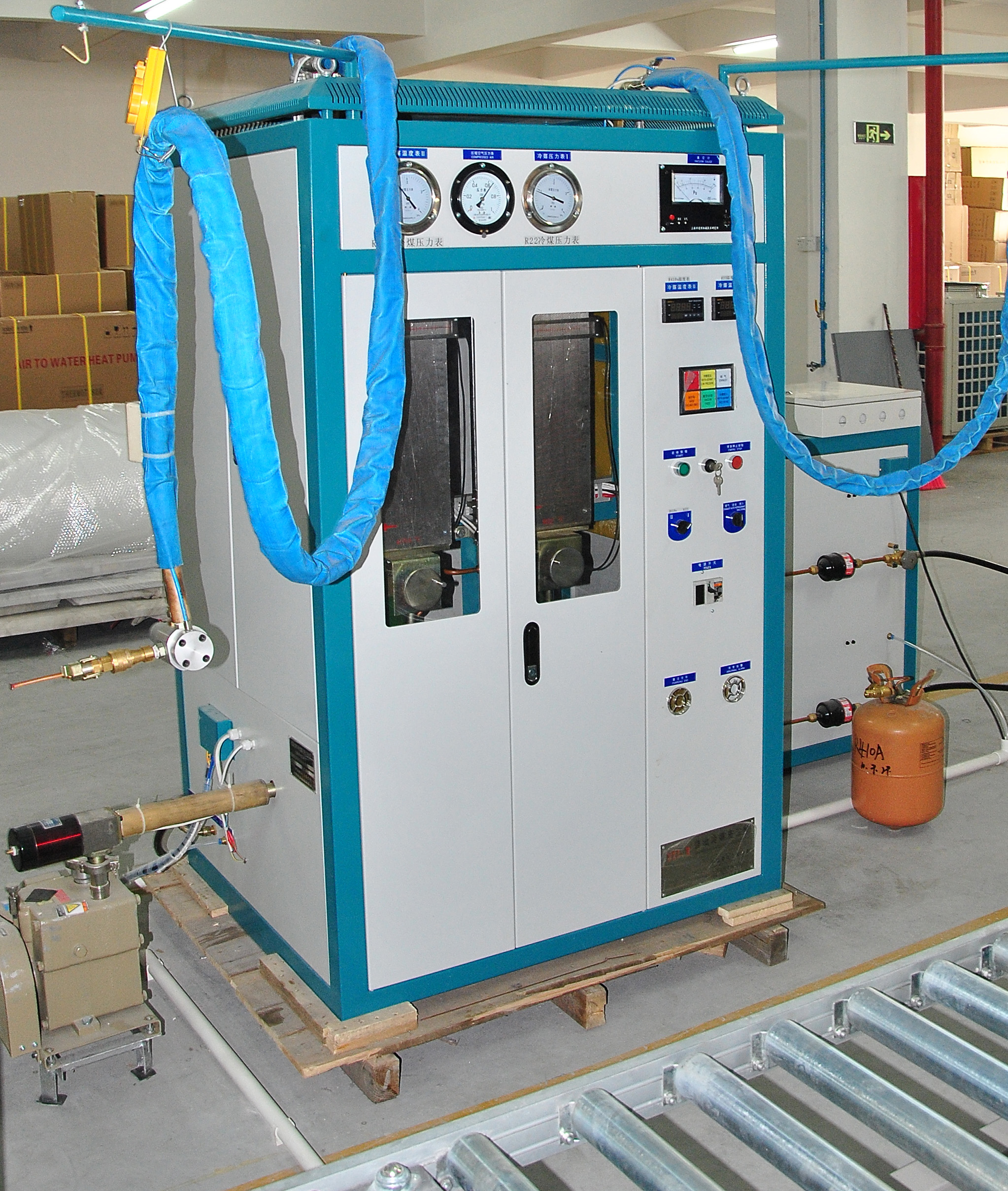 What is a water-cooled air conditioning production line?