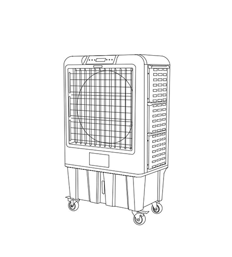 ポータブル空気冷却器