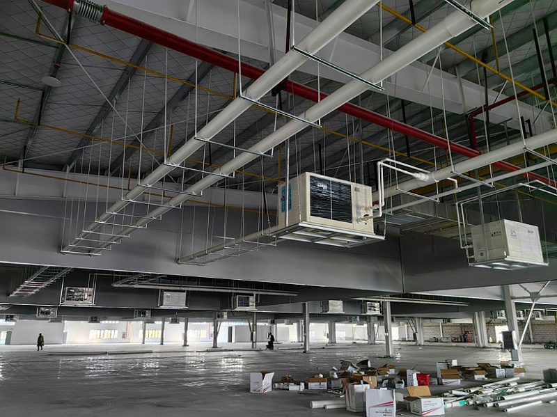 大規模縫製工場の作業場冷却プロジェクトに181台の産業用水冷エアコンが設置されました