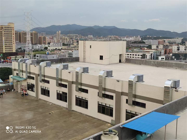Industri evaporative hawa cooler bisi pabrik palastik éléktronik
