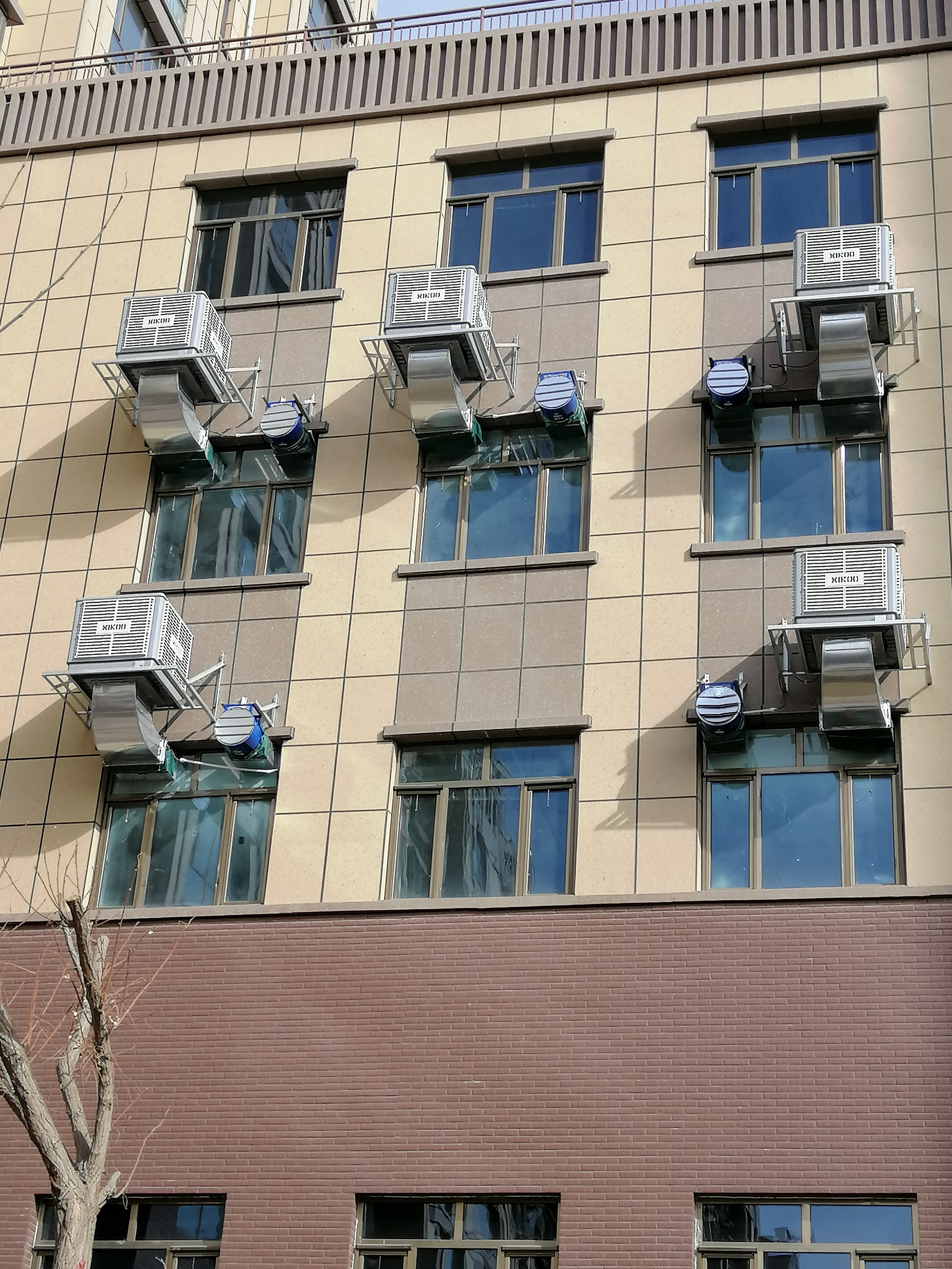 Saan naka-install ang industrial evaporative air cooler machine